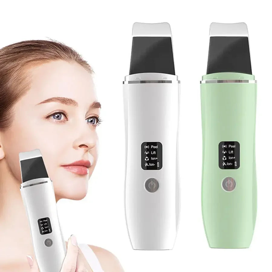 Espátula Ultrasónica Facial DeepClean™ - Limpiador de Poros y Lifting EMS