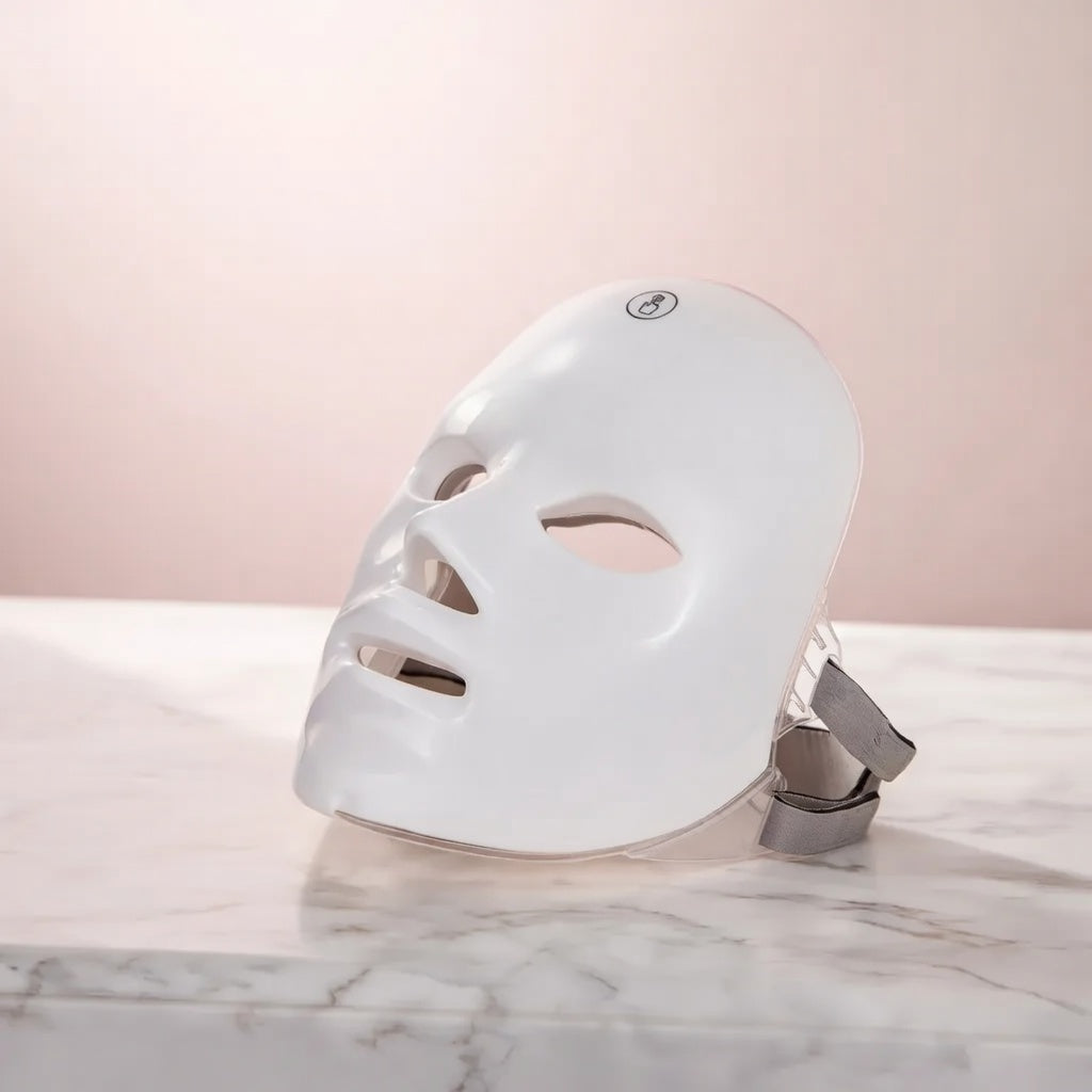 Máscara LED Facial PureGlow™ - Terapia de Fotones 7 en 1