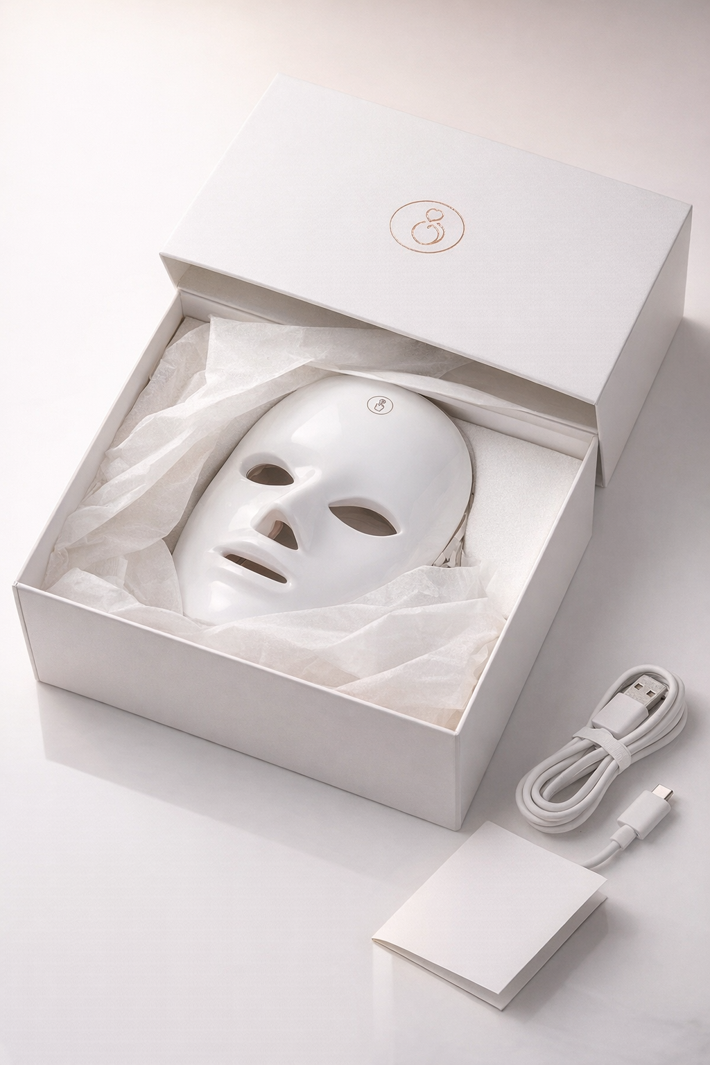 Máscara LED Facial PureGlow™ - Terapia de Fotones 7 en 1